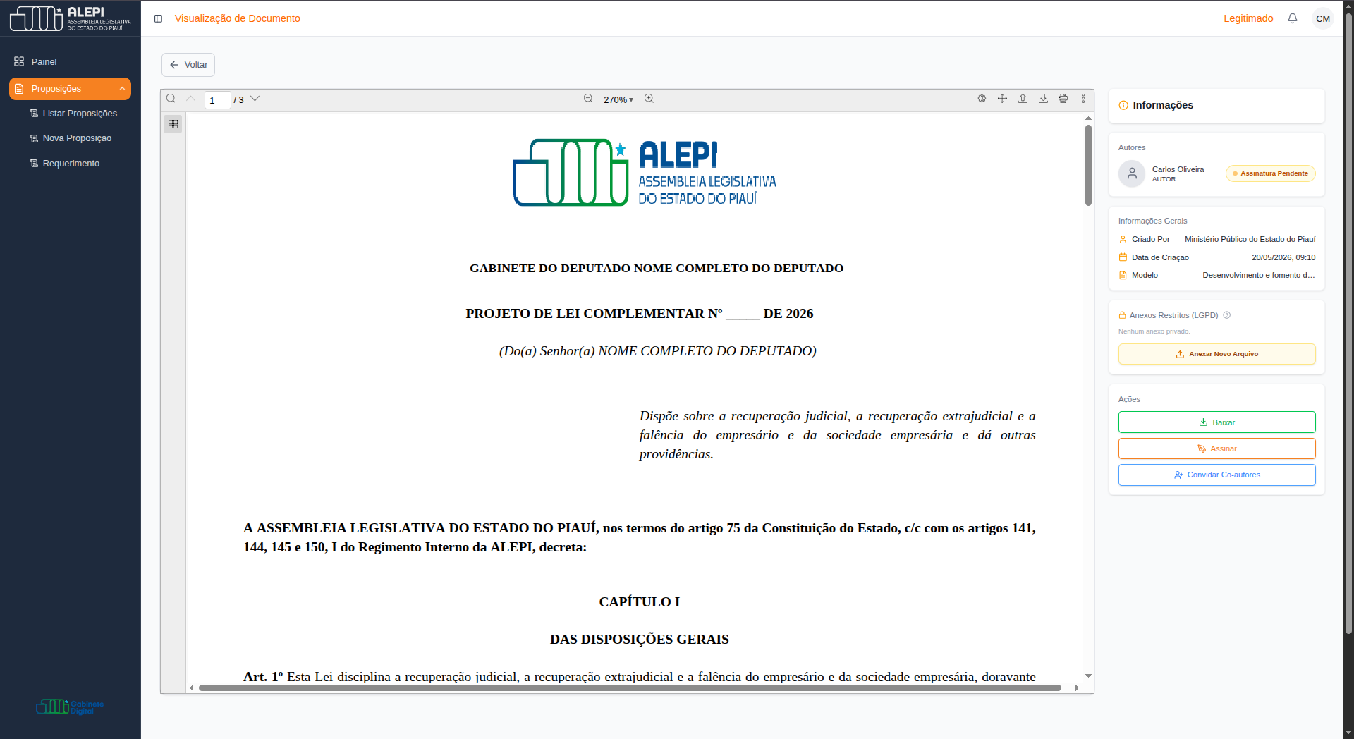 Visualização do Documento